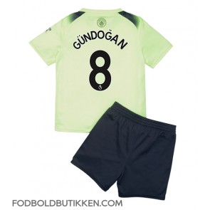 Manchester City Ilkay Gundogan #8 Tredjetrøje Børn 2022-23 Kortærmet (+ Korte bukser)